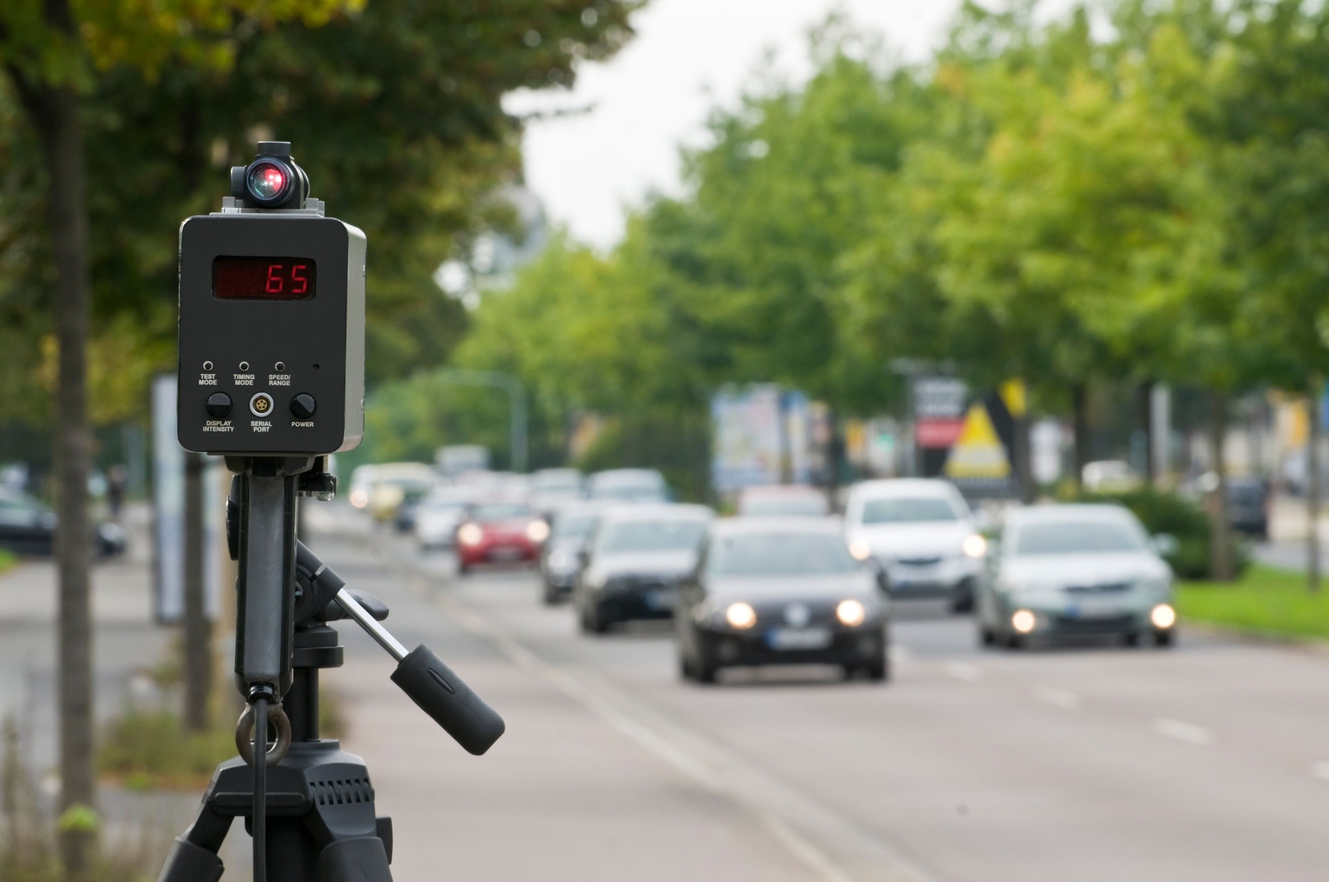 Speed control with a laser ally